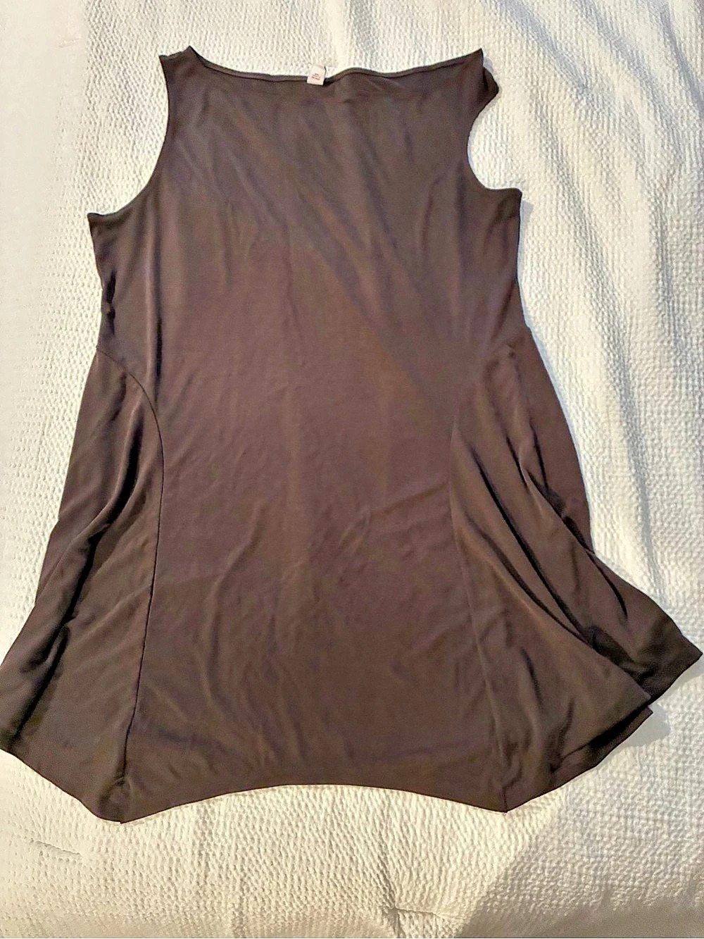Old Navy Asymmetrical Mini Dress in Brown, XL